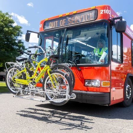Community Connector Bus Bike Rack