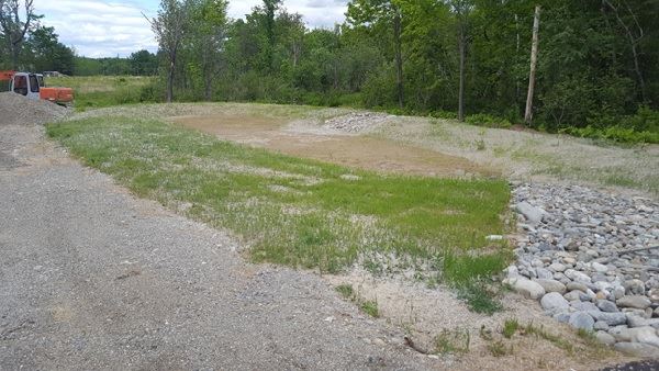 Underdrained Soil Filter installed to treat stormwater runoff