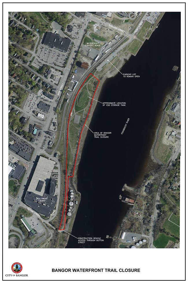 Bangor Waterfront Trail Closure